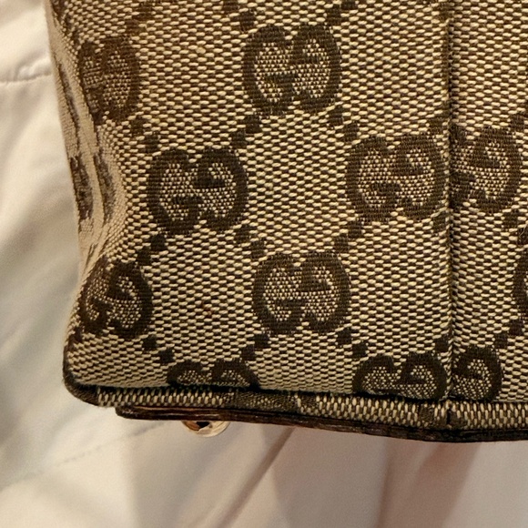 Authentic 100% GUCCI bag tote real leather. - Picture 3 of 11